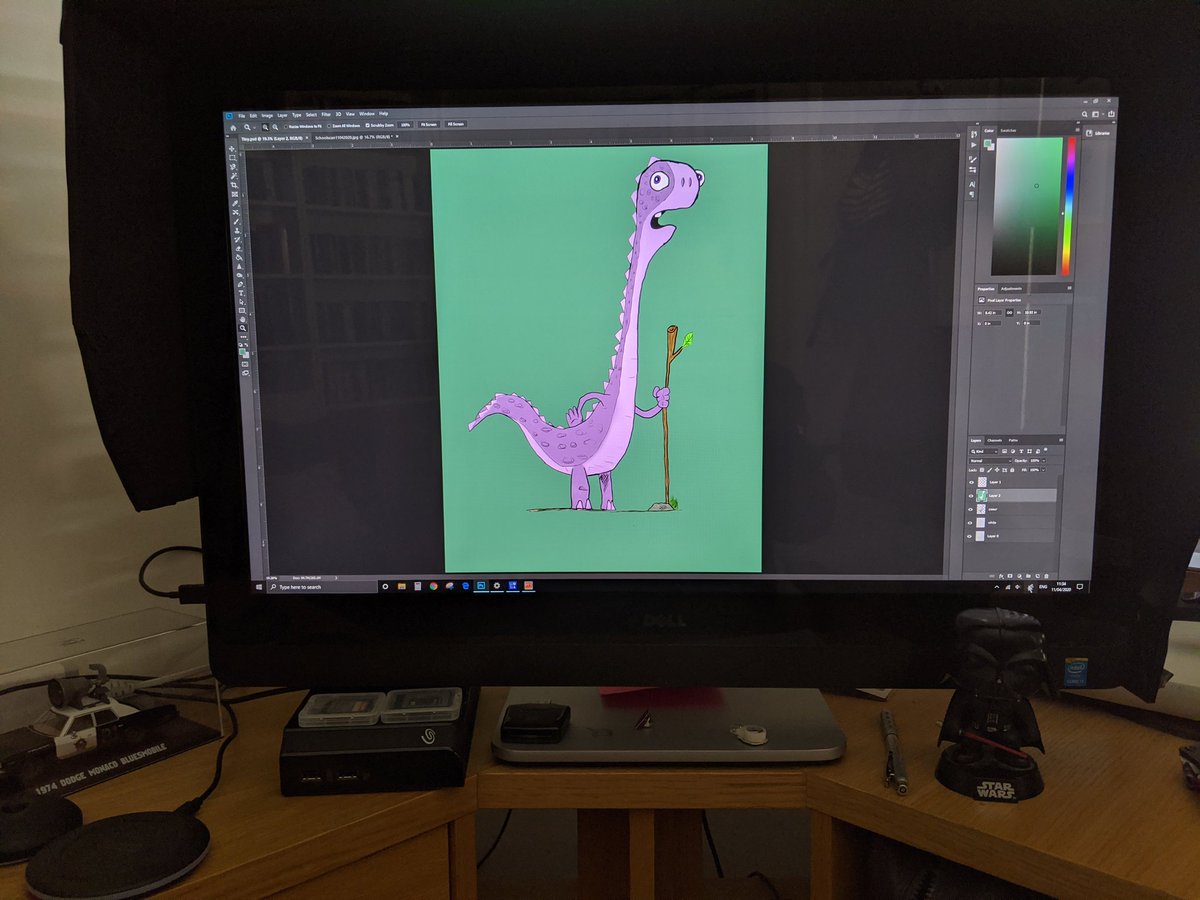 Junipah's tweet photo. Exploring the next step. Learning to transfer, and colour in photoshop. My attempt following along the #DoodleWithDuddle on YouTube.
Any tips @JonnyDuddleDum @Arenatweet? https://t.co/iXAP7tuFsB