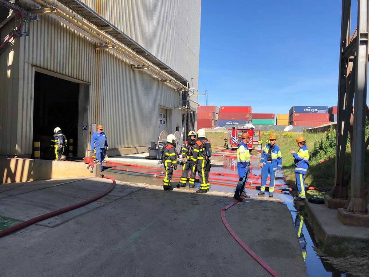 Melding brandweer Orionweg Moerdijk