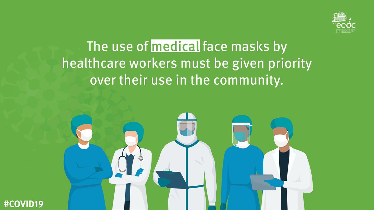 4. The use of 𝗺𝗲𝗱𝗶𝗰𝗮𝗹 𝗳𝗮𝗰𝗲 𝗺𝗮𝘀𝗸𝘀 𝗯𝘆 𝗵𝗲𝗮𝗹𝘁𝗵𝗰𝗮𝗿𝗲 𝘄𝗼𝗿𝗸𝗲𝗿𝘀 𝗺𝘂𝘀𝘁 𝗯𝗲 𝗴𝗶𝘃𝗲𝗻 𝗽𝗿𝗶𝗼𝗿𝗶𝘁𝘆 over their use in the community!