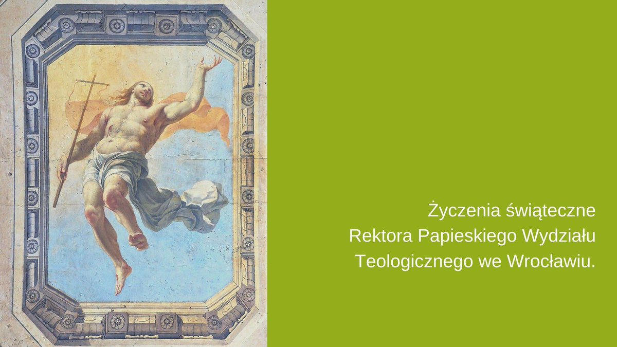 PWT_Wroclaw's tweet photo. Życzenia Rektora PWT na Wielkanoc https://t.co/MA9fXjjDLJ https://t.co/vhFVMrLnCZ