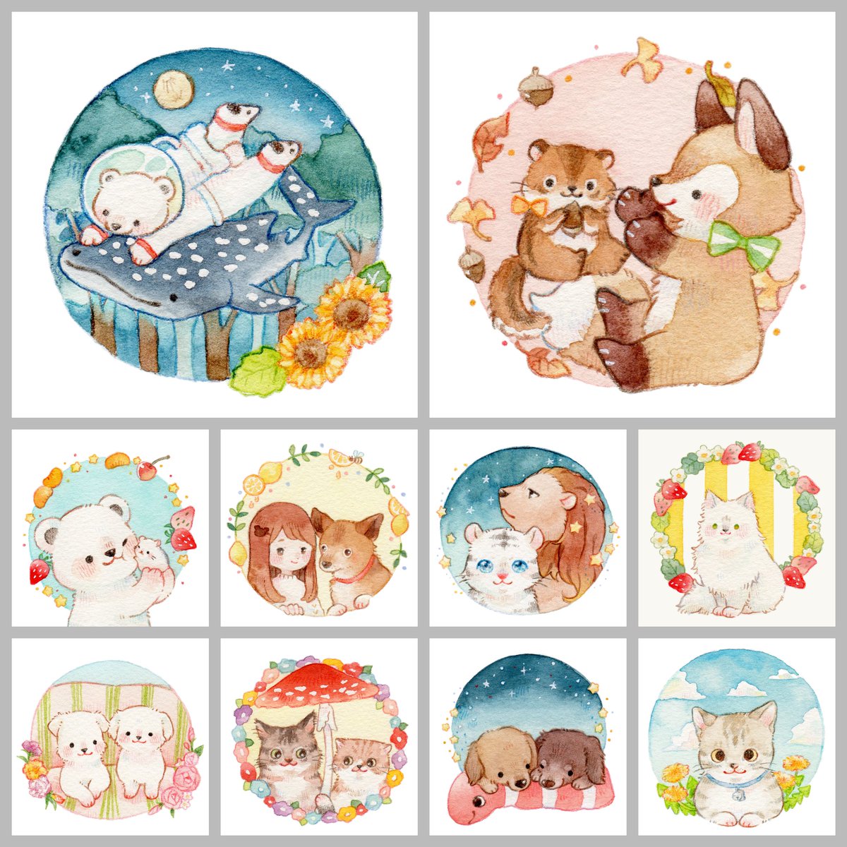 SNSアイコンオーダー募集】 画像1枚目の詳細をご覧の上、DMでご連絡  