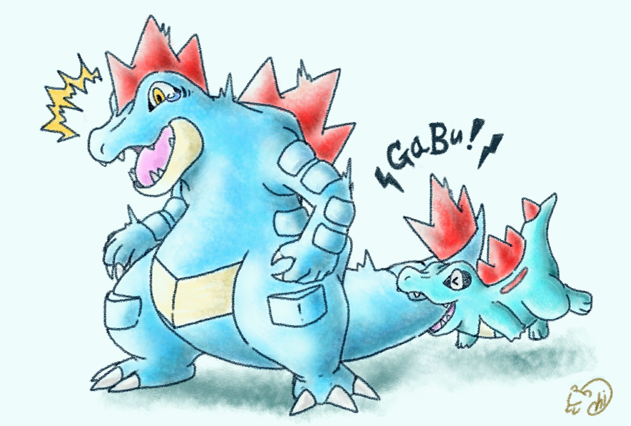 ゾロア ポケモン好きさんと繋がりたい ポケモン絵描きさんと繋がりたい ワニノコ ポケモンイラスト ワニノコの嬉し噛み T Co Afdufpw8de Twitter