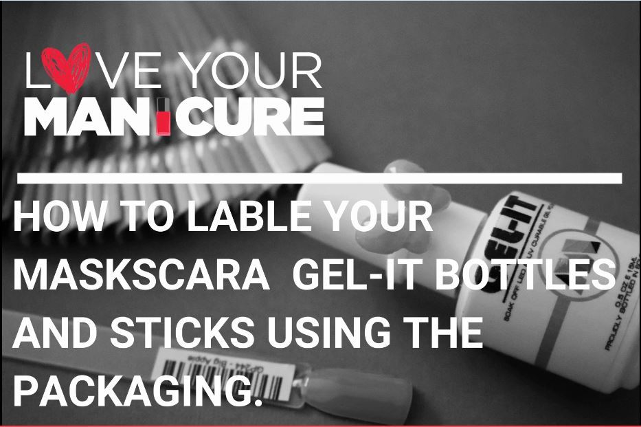 LYManicure's tweet photo. HOW TO LABEL YOUR MASKSCARA GEL-IT BOTTLES AND STICKS USING THE PACKAGING \\ DAY 1 https://t.co/3Y9pSd9MyU https://t.co/iQ9FaiYXCd