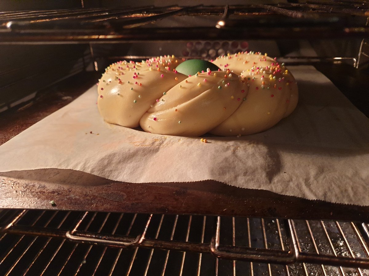 #isolationcooking I am not Italian, but could not resist Italian Easter bread.