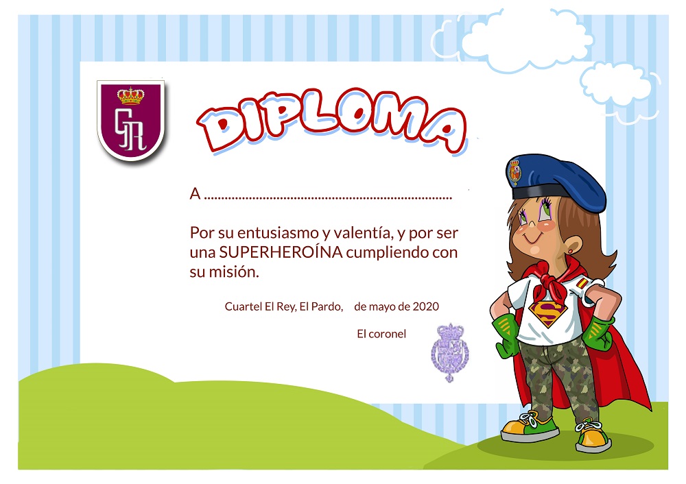 ElPardo_Madrid's tweet image. La @GuardiaReal_ES acredita como superhéroes a los #iños que cumplen las normas del #confinamiento. ¿Quieres saber cómo obtener el diploma? Aquí te lo contamos:  elpardo.net/2020/04/11/gua… #ElPardoSeQuedaEnCasa #YoMeQuedoEnCasa #SinSalirDeCasa #StopAlCoronavirus #ElPardo