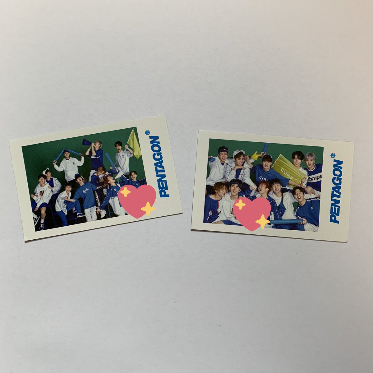 HELP RT PLEASEWTS THREAD: Pentagon INA, worldwide shipping DM, not replyfansign pc:- yeo one dr bebemusic show pc:- shinwon shine (signed)- yuto shine, genie us, summer- jinho summer- wooseok 9801polaroid:- ucc groupalbum pc:- kino thumbs up & shine