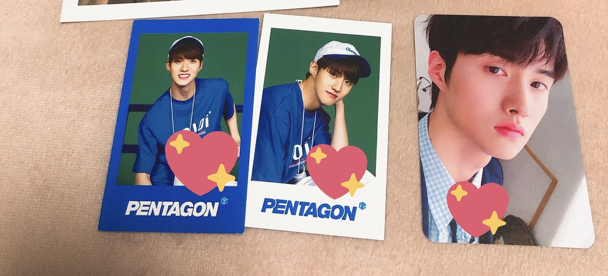  DON'T STEAL THE PICSpls note: most pcs are rare!polaroid:- ucc yeo onemusic show pc:- yeo one genie us- shinwon summer- shinwon shine (not signed)- jinho summer (yes 2)album pc:- hongseok gorilla japanese ver- shinwon, wooseok, hongseok thumbs up- jinho shine