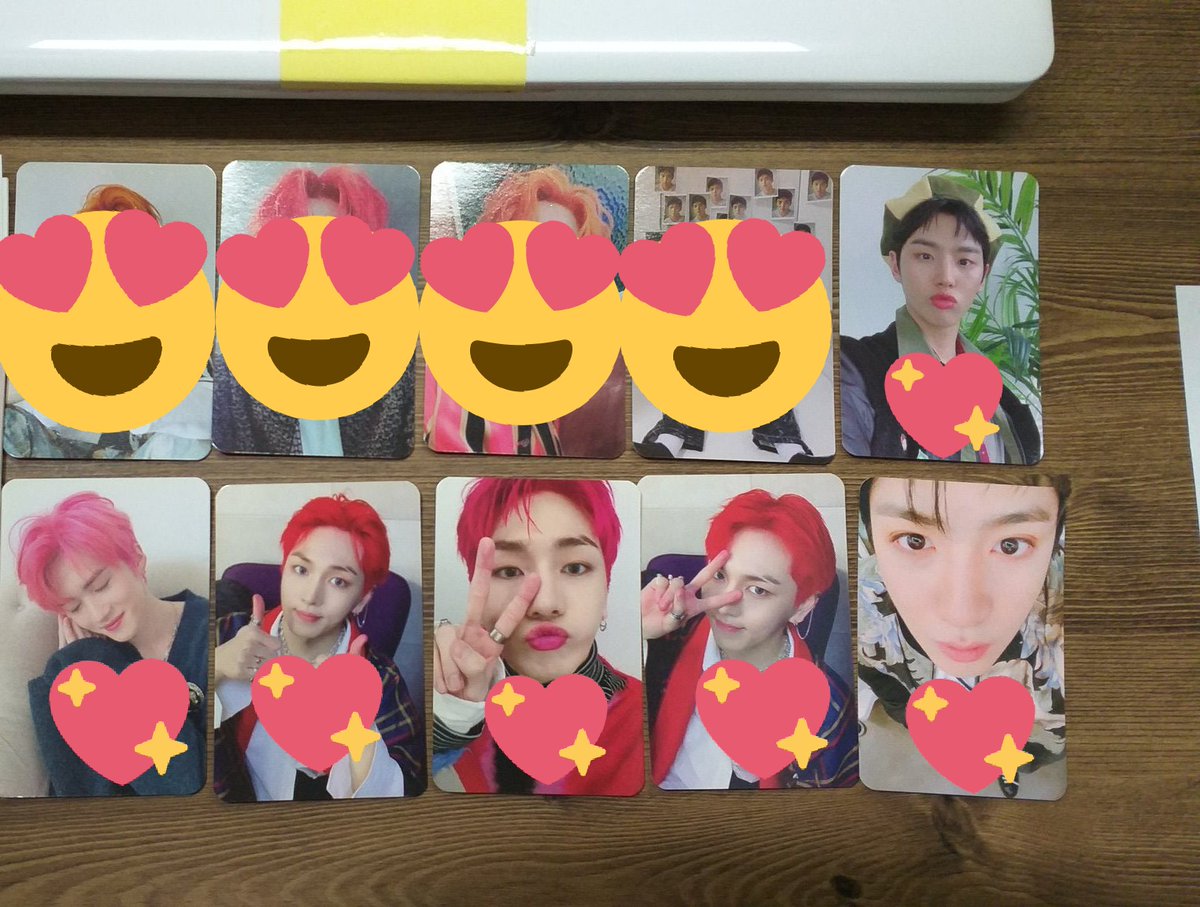 because of current condition, international shipping service is currently closed, except EMS but it's so expensiveif you want to buy the photocards, just DM and book those photocards, i will explain in DM!music show pc:- genie us ( 3 signed, others not signed)- wooseok 9801