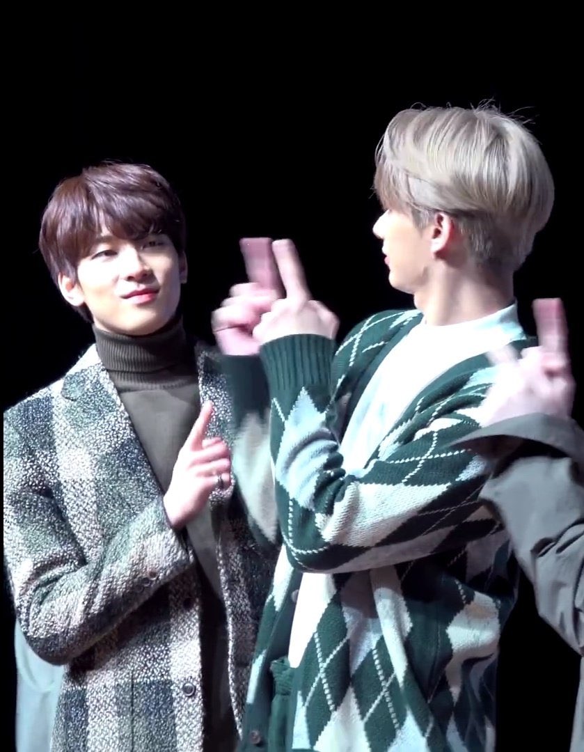 when wonu can’t stop looking at hui