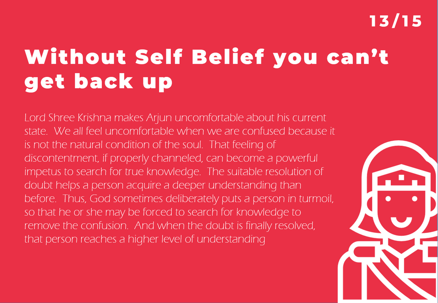 Self Belief is key