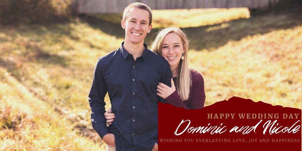 Happy wedding day to two of the best!

We know it's not exactly as you had planned, but we also know it will be an incredible day as you begin your lives together.

#workfamily #weddedbliss