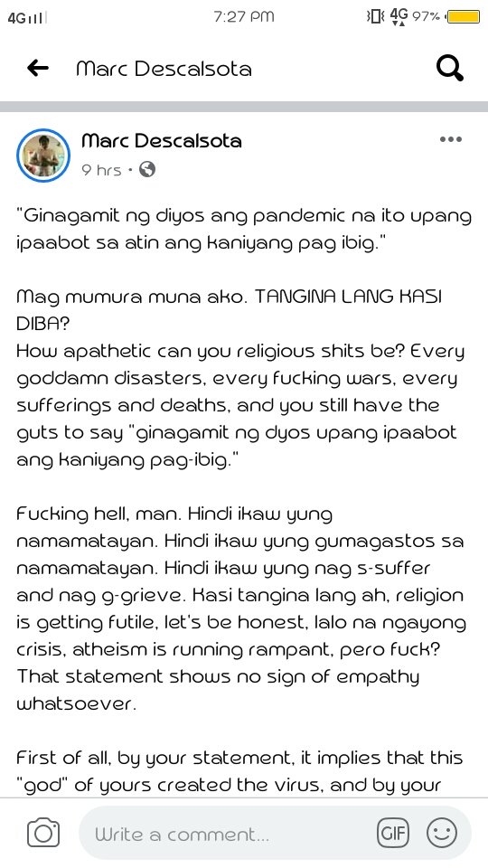 TJAR3's tweet photo. Religion? https://t.co/j74nzTUGWK