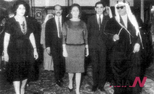 When Algerian resistance icon Djamila Bouhired (born 1935) visited Kuwait on November 25th 1962 (six months after the French occupation ended) Rabiha Mikdadi received her along with Sheikh Abdullah Jaber Al-Sabah (1899–1996) the first Minister of Education of Kuwait.