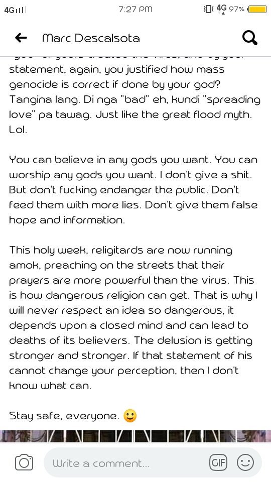 TJAR3's tweet photo. Religion? https://t.co/j74nzTUGWK