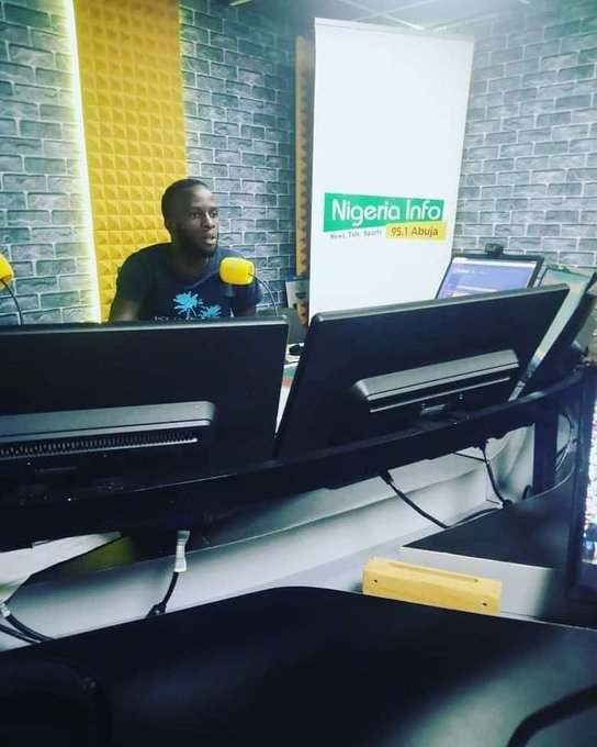 NigeriaInfoAbj's tweet photo. Live:

#FootballFrenzy
@NigeriaInfoAbj

#WeekendShow 
#SaturdayProgram
12-6 pm today.

With the #ATeam 
Praise Alonge | @Jesupemi28
Princewill Ozemoya

Listen here: https://t.co/wJUco5UBHL
Watch here: https://t.co/bRkSDyh4SK

#BeSafe
#Covid19
#COVIDNigeria https://t.co/tLxkQzuqEQ