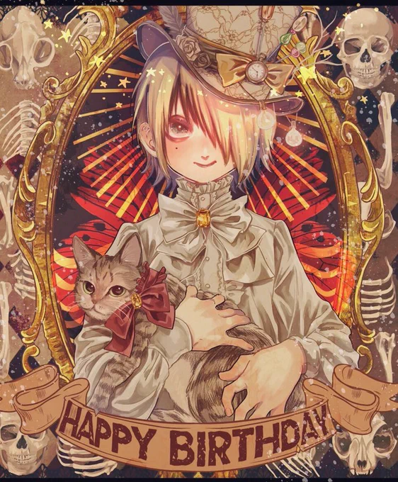 玲さんからご指名頂きました٩( 'ω' )وありがとうございます。三度の飯とお絵描きが好きです。#絵描きさん繋がれ 