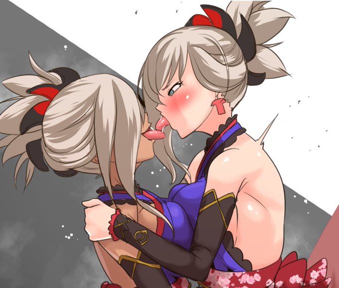 エロ規制厳しいから18歳以上の方はpixivで見てね↑#r18 #ふたなり #百合 #ふた×女 #FGO 