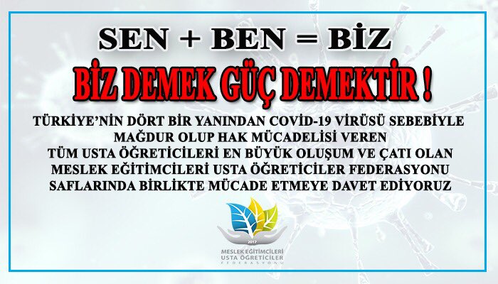 meusfed's tweet photo. Tüm Usta Öğretcilerimizi Whatsap Guruplarımıza Davet Ediyoruz. Katılmak İsteyenler Bu Gönderinin Altına Yorum Yaparlarsa Davet Bağlantısı Yollayacağız.

Haydi Usta Öğreticiler Gün Birlik Günü ! https://t.co/oJncGBg5Cj