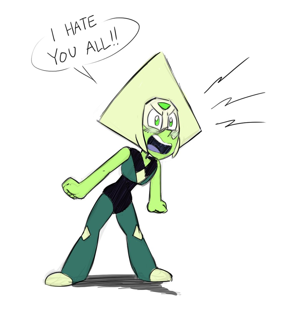 PeriTheSmol's tweet photo. [Peridot]

A tiny green Dorito that calls people clod

♞~ꜰʀɪᴇɴᴅʟʏ ᴡʀɪᴛᴇʀ.

♞~ɴsꜰᴡ ᴛʜᴇᴍᴇs.

♞~Noncannon and Cannon.

♞~My interpretation of the character

♞~Writers tag: #HopeBrxnger

♞~ #SURp. #AnyRp. https://t.co/8YfcZEKvOu