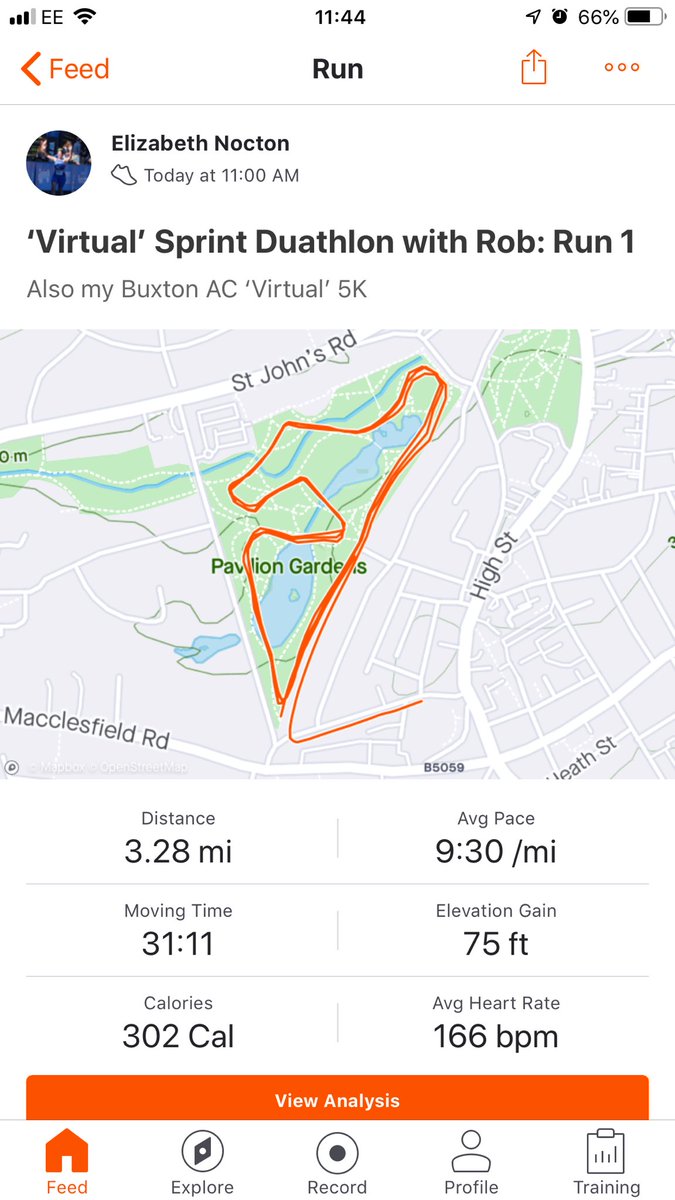 Elizabeth Nocton (@liznocton) on Twitter photo Even though I’ve been working from home for 4 weeks now, I’m keeping the spirit of <a href="/UoMSport/">UoM Sport</a> alive! <a href="/OfficialUoM/">The University of Manchester</a> Did a ‘Virtual’ Duathlon relay for <a href="/BritTri/">British Triathlon</a> with my other half this morning! Even though I’ve been working from home for 4 weeks now, I’m keeping the spirit of <a href="/UoMSport/">UoM Sport</a> alive! <a href="/OfficialUoM/">The University of Manchester</a> Did a ‘Virtual’ Duathlon relay for <a href="/BritTri/">British Triathlon</a> with my other half this morning!