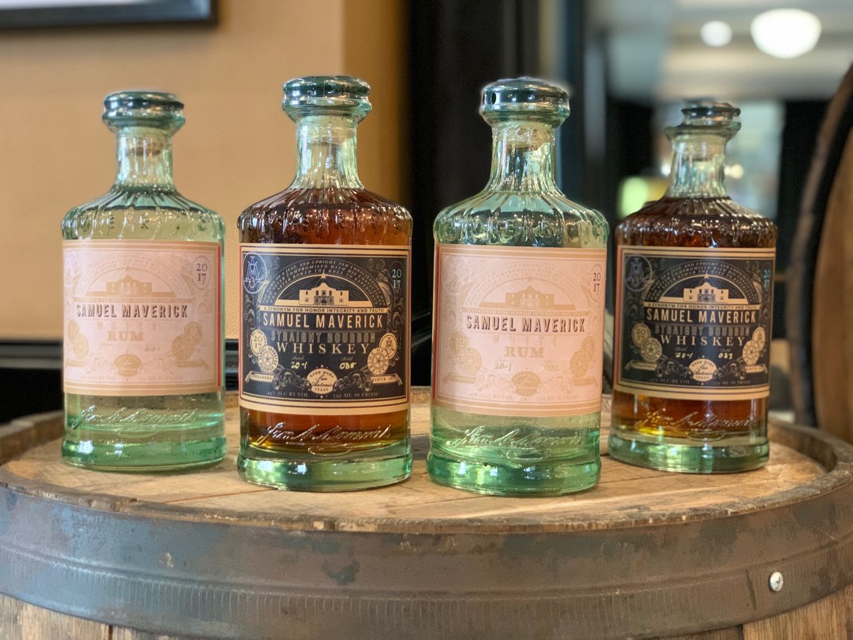 MaverickWhiskey's tweet photo. You can still #livelikesam by picking up our spirits curbside! 🥃Stop by Tuesday-Friday from 10am-5pm, or Saturday from 10am-2pm &amp; snag a few bottles for the house.

When you purchase two spirits or crowlers, we'll re-fill your 2-4oz hand sanitizer bottle for FREE

📞210-447-7010 https://t.co/VGLVsGz6i5