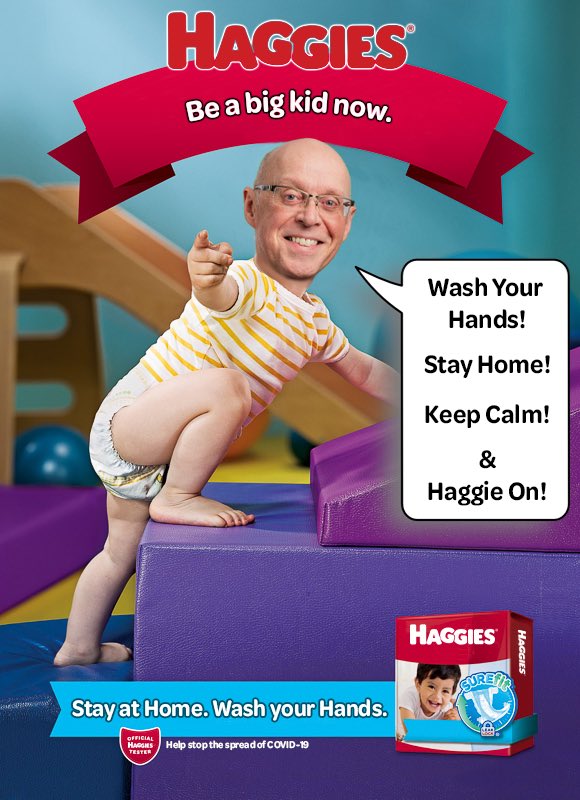 Having some fun w/Photoshop while social distancing this weekend &amp; echoing some of Dr Haggies messages #stayhome #keepcalmandhaggieon #covid19nfld #covid19 #nlpoli