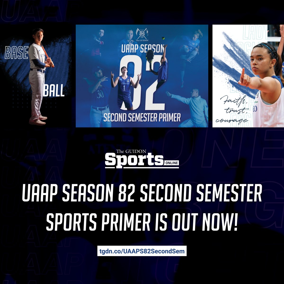 OUT NOW: Despite the cancellation of UAAP Season 82, the stories of the second semester Ateneo teams still deserve to be heard. Check out The GUIDON Sports UAAP Season 82 Second Semester Primer here: tgdn.co/UAAPS82SecondS…
