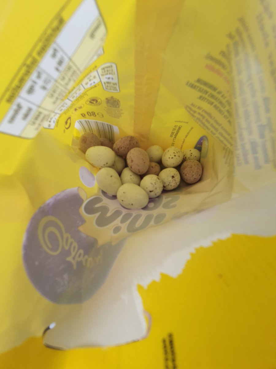 Leah (@leahphysio577) on Twitter photo Absolutely devastated ๐ญ there are no yellow mini eggs in my packet <a href="/CadburyUK/">Cadbury UK</a>
I feel this should be mandatory when packing ๐๐๐
Or maybe bring out only yellow ones? Like orange <a href="/SmartiesUKI/">SmartiesUKI</a>?
#FoodForThought #innovativeidea Absolutely devastated ๐ญ there are no yellow mini eggs in my packet <a href="/CadburyUK/">Cadbury UK</a>
I feel this should be mandatory when packing ๐๐๐
Or maybe bring out only yellow ones? Like orange <a href="/SmartiesUKI/">SmartiesUKI</a>?
#FoodForThought #innovativeidea