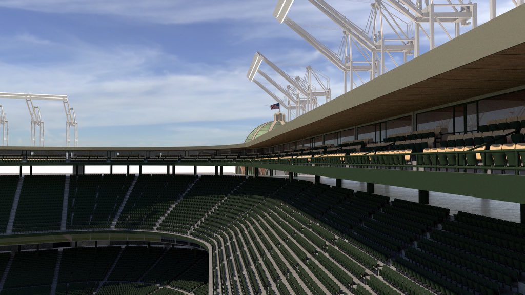 MLBcathedrals's tweet image. Almost two years ago, with help from @Bonderman92 and @ccfireman designed dream ballpark. Basically, Comiskey Park/Tiger Stadium without view obstructing support poles and suites up top. Allowing for upper deck on top of the field. That was fun!