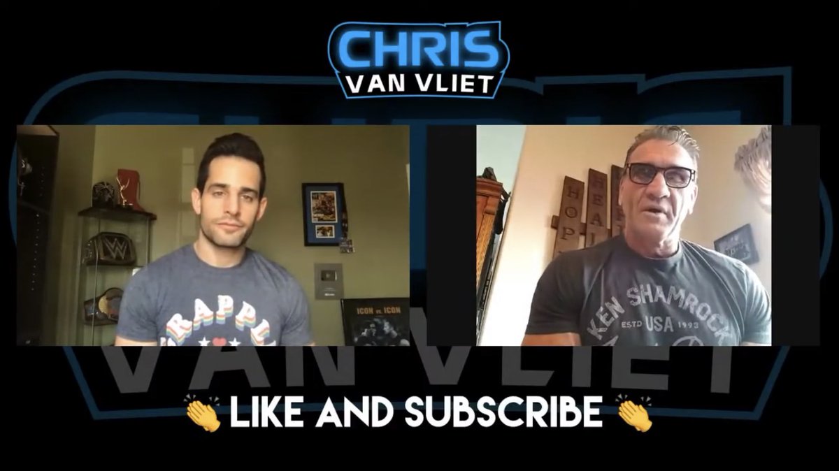 GrappleClo's tweet photo. Our man @ChrisVanVliet reppin #GrapplePride during his Live Q&A with @ShamrockKen!
Check it out at: https://t.co/hP86nqbZBw https://t.co/wDHeH7BwgZ