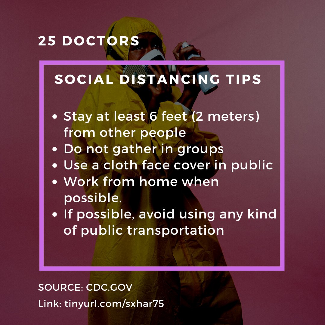 Some social distancing tips for you. How are you maintaining #socialdistancing?