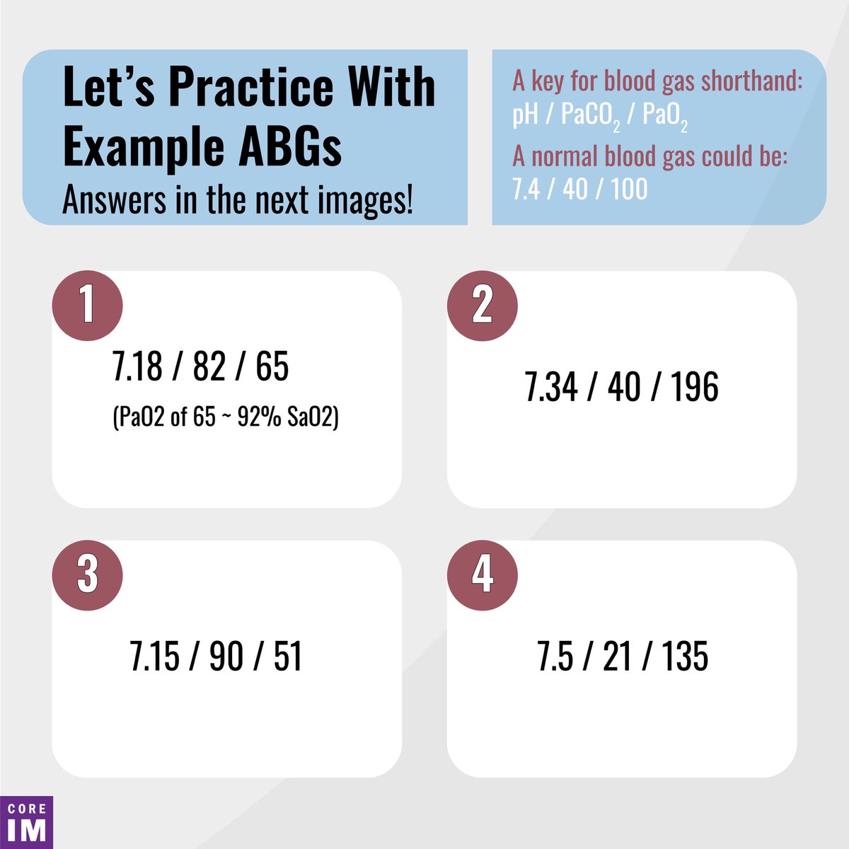 3/ Now that we’ve had that brief review, take a look at the following gases. What’s the problem, and how might you fix it? Keep scrolling through the thread for the answers!