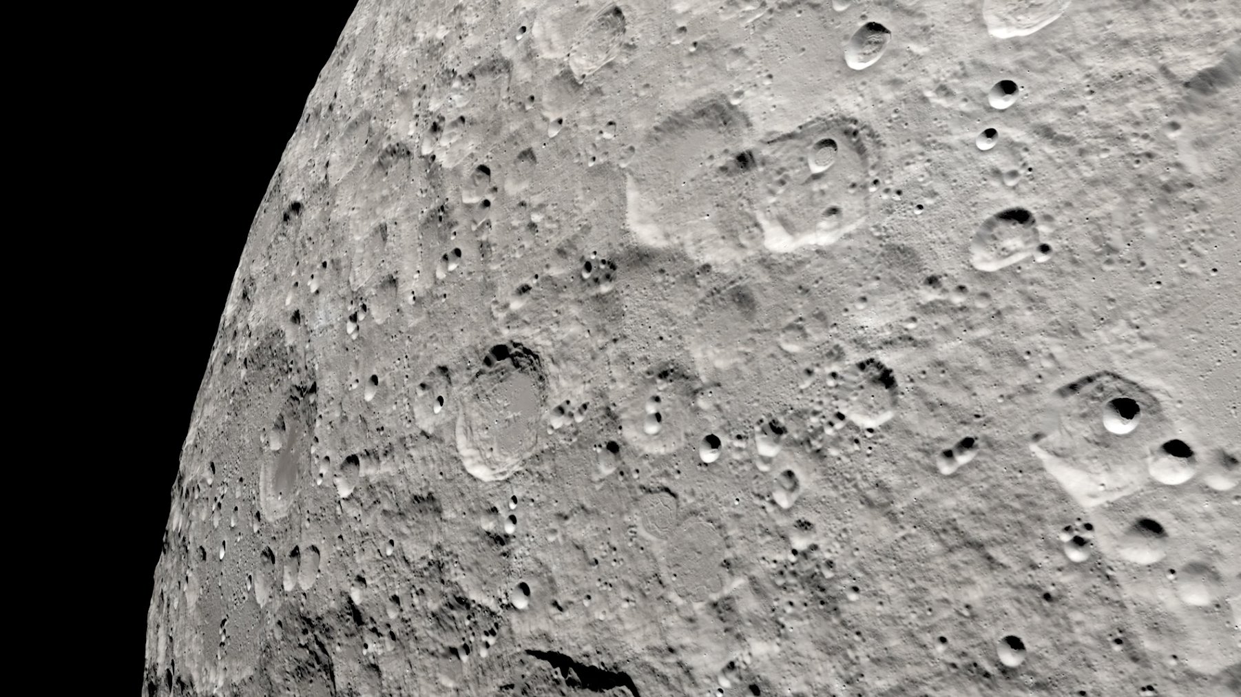 Обратная сторона Луны NASA