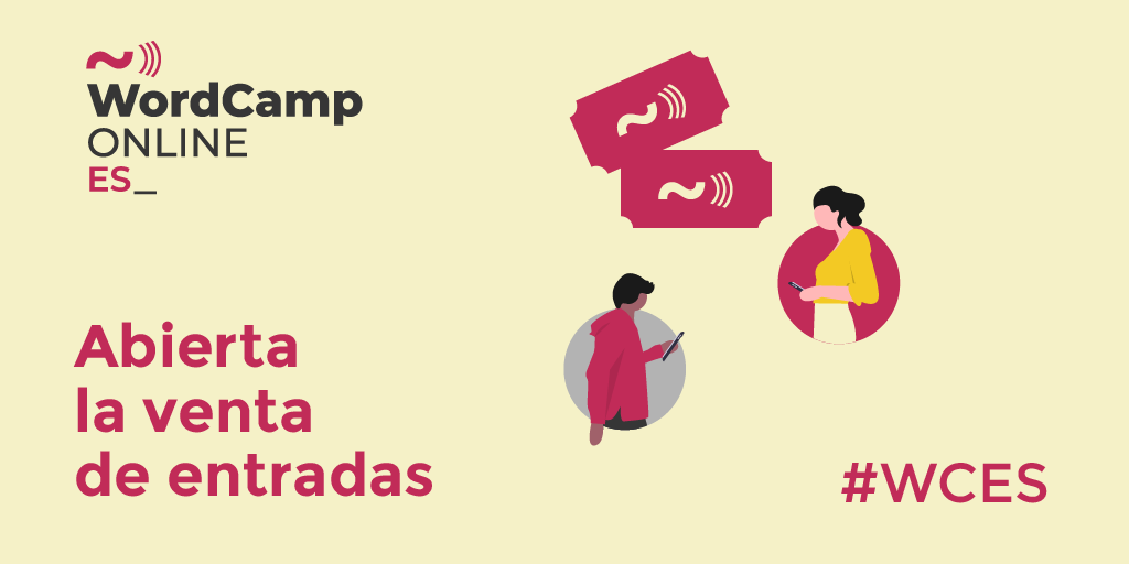 ¿Quieres ser parte de #WCES? ¡Ya puedes conseguir tu entrada GRATIS! Sí, sí, como lees... entra en 
👉 mtr.cool/lghnnytmnb ¡y apúntate!
No puedes perderte el mayor evento online de #WordPress en español del mundo