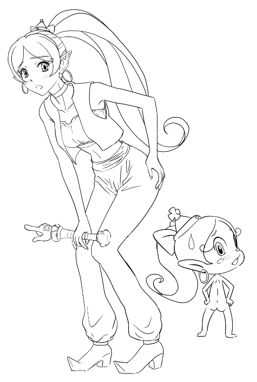 Ken Sudo در توییتر 知らないうちにハクション大魔王が50年ぶりに復活してたのね ๑ W ๑ ﾉ アクビちゃんが猫娘の様にテコ入れされていて笑ったよw とりあえず頭身が上がっても下がってもお尻の大きさを気にするアクビちゃんを描いてみた