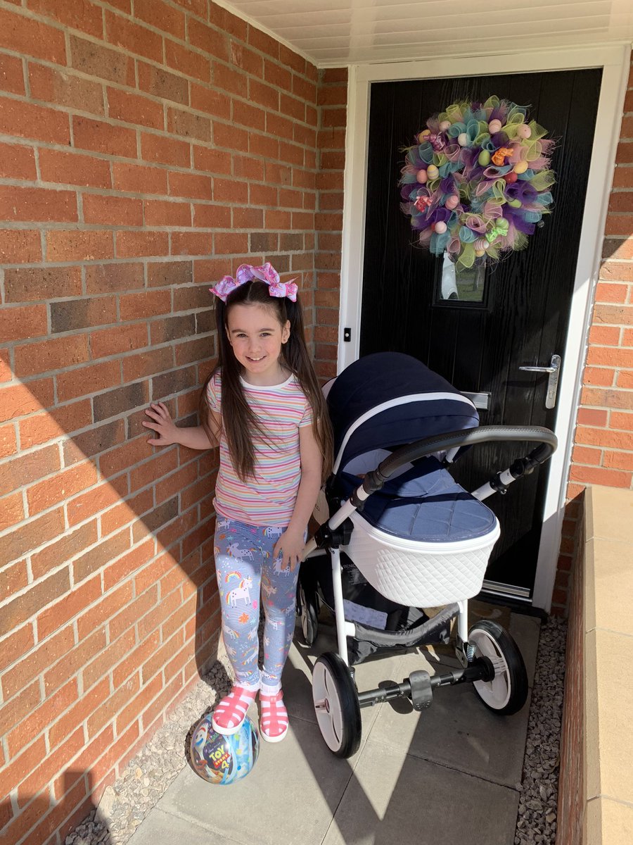 Olivia #year2 wanted to show you her new baby sister, Thea, who was born 2/4/20. She’s been busy helping me with her 🎀👶🏻🥰 <a href="/StBellarmine/">St Robert Bellarmine</a>
