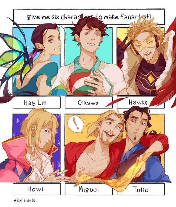 Что-то смогла ?
#SixFanarts 