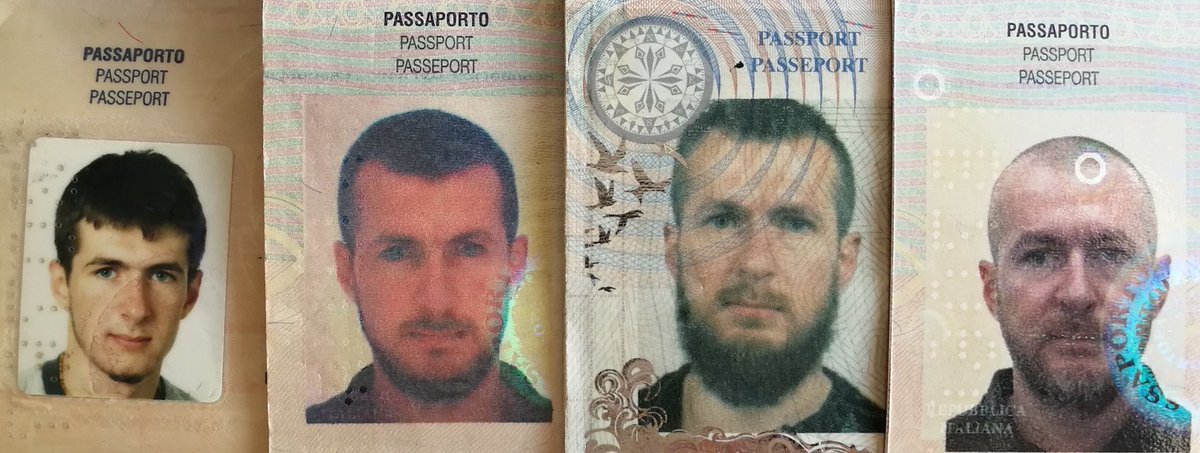 1/A short story in 4 passport photos, 2000 – 2020.