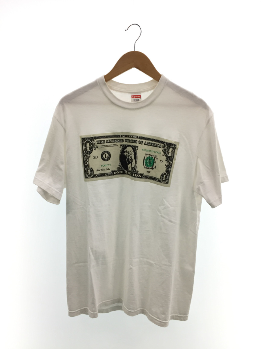supreme dollar tee white