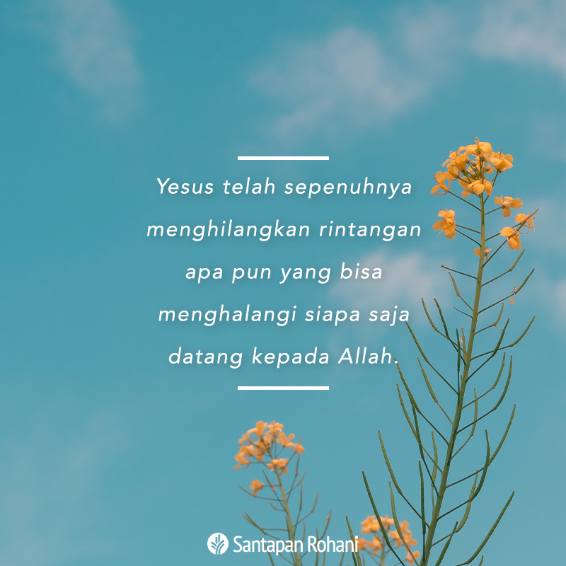 Santapan Rohani En Twitter Tuhan Yesus Terima Kasih Karena Engkau Rela Mati Untuk Membuka Akses Penuh Ke Hadapan Allah Bagi Semua Orang Yang Merindukannya Https T Co Pilt09esrf