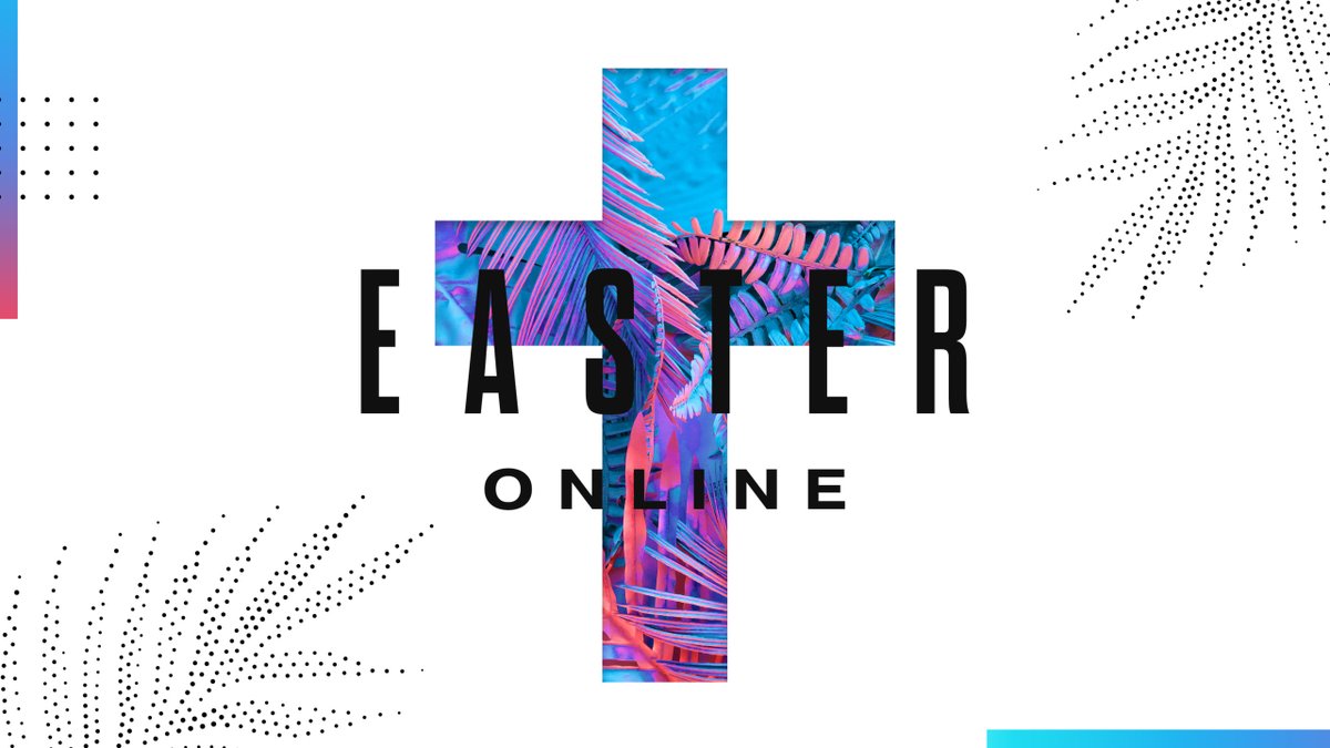 SUNDAY’S COMING! 
Join us for Easter Sunday at Reunion City. We will be live on reunioncity.org, YouTube and Facebook.

Sunday, April 12 9AM l 11AM l 7PM