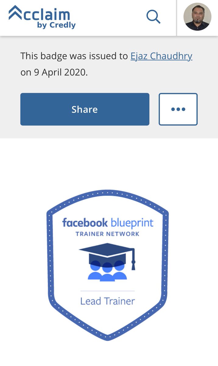 Ejaz_RC's tweet photo. Alhamdulillah. Official badge for being Lead Trainer for @Facebook Pakistan.

Look forward to deliver digital trainings in Pakistan with Facebook's support. 

#LeadTrainer #OfficialBadge #Facebook #Pakistan https://t.co/5SZWvgx6PA