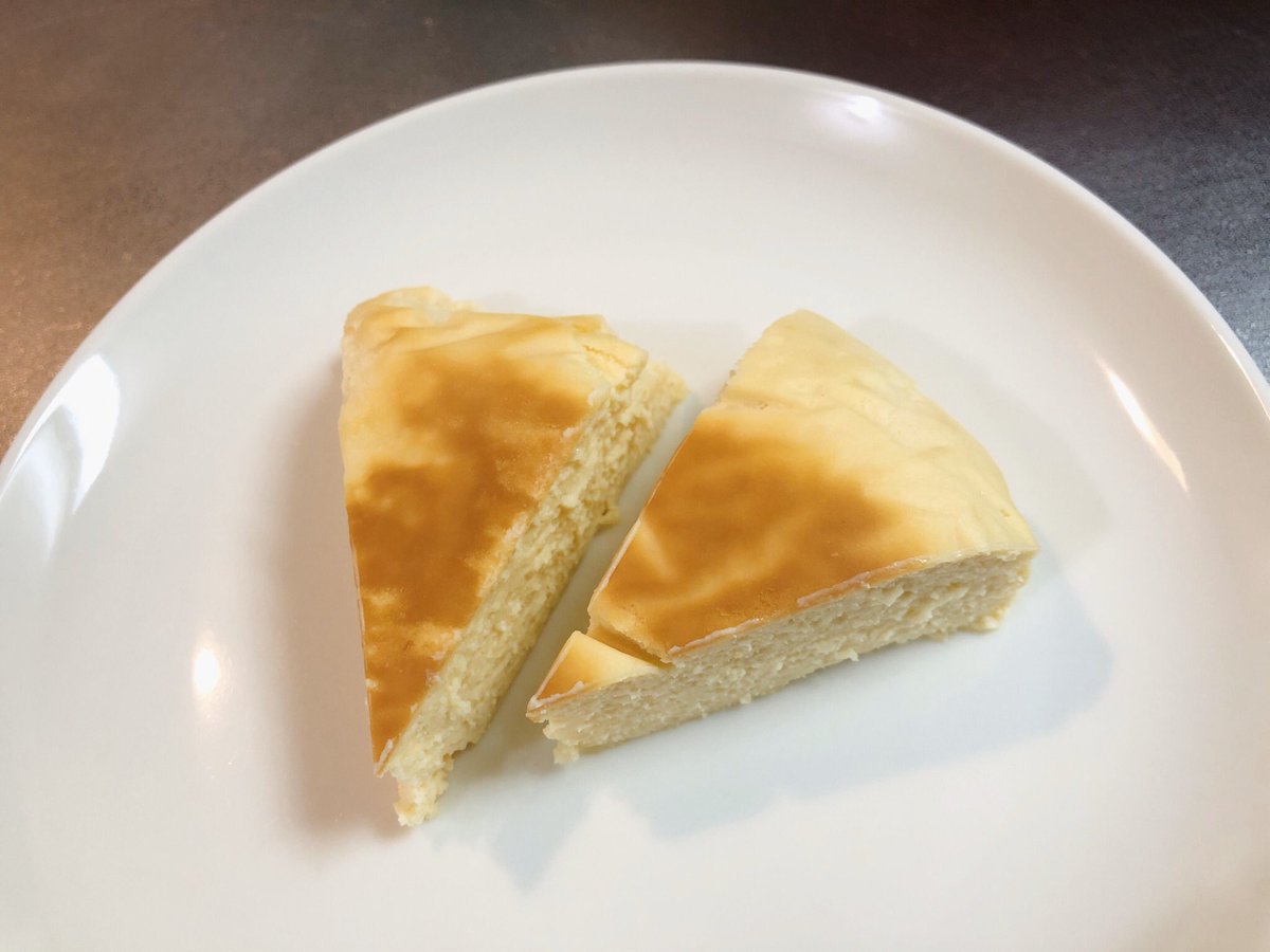 ホットクックちゃん 阪下さんの 毎日のホットクックレシピ のチーズケーキ作ってみました 簡単なのに美味しい 来週のテレワークの合間のおやつ