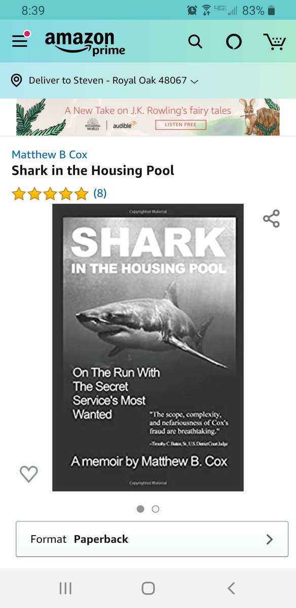 Can't wait for this to be delivered, check out <a href="/MatthewCoxITC/">Matthew Cox</a> on youtube for the craziest true crime stories you've ever heard!