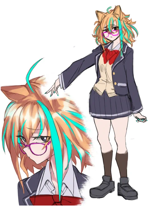 昨日はオリキャラかんがえていました 