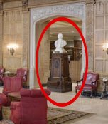 Charles Hays had commissioned the artist Paul Chèvre to create a bust of Laurier for his Hotel. The bust was sent ahead to the hotel on another ship, but Chevre decided to travel with Hays aboard Titanic for the official opening of the hotel on April 26th.