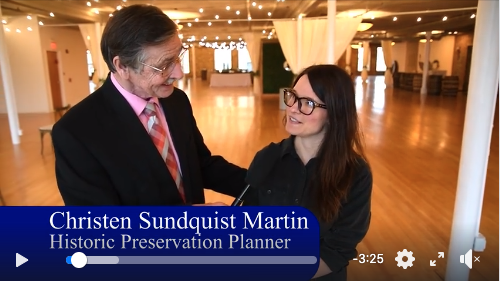 Jeff Myers of Elgin Today with Christen Sundquist Martin discussing this year's Mayor's Awards for preservation. Pssst...we are getting 2!! 👏 bit.ly/3eglXGe