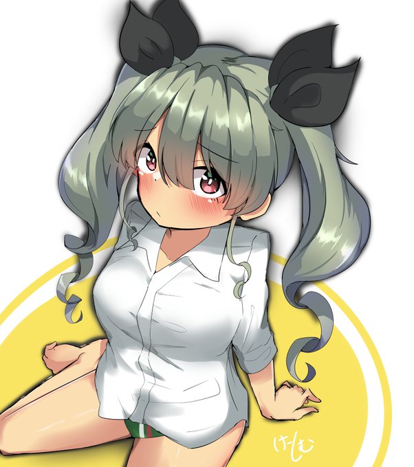 #ガルパン版深夜のお絵描き60分一本勝負
#ガルパン版深夜のお絵描き60分一本勝負_20200411
お題「アンチョビ」

上目遣い。 