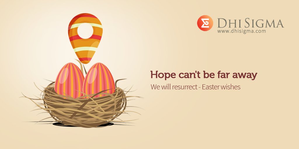 We can't be disheartened in the tough times. The clouds are sure to float apart revealing the silver lining. Carrying abundant hope, Easter is here.

#DhiSigma #Easter #WeWillBeBack #Resurrection #Hope
