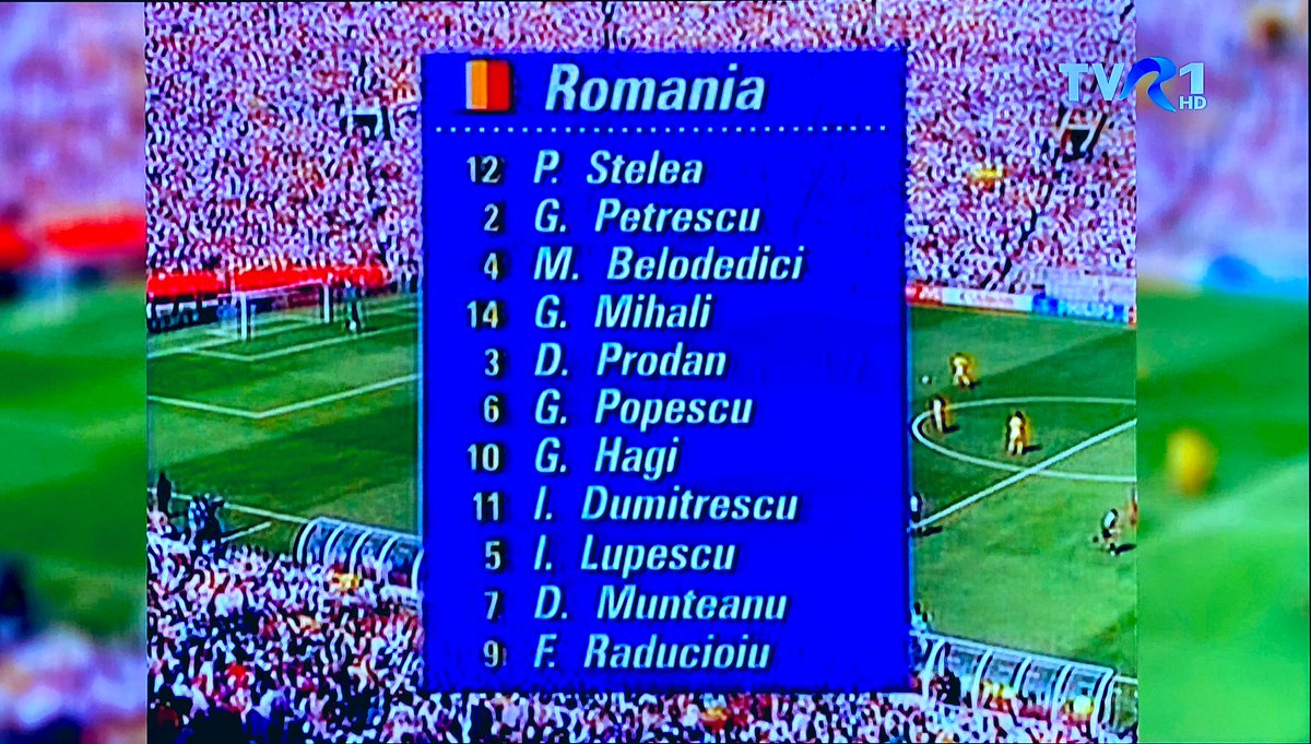 Incepe acum pe TVR 1 Romania - Columbia.